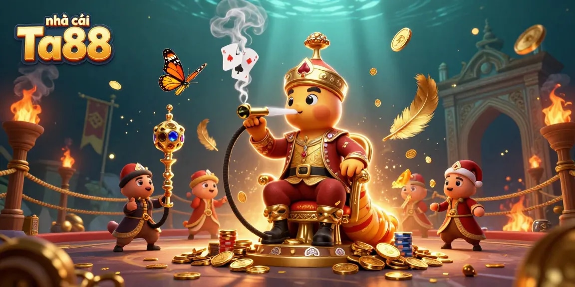 Spin and win with nhà cái Ta88 in a vibrant 3D casino scene showcasing unique gaming elements.