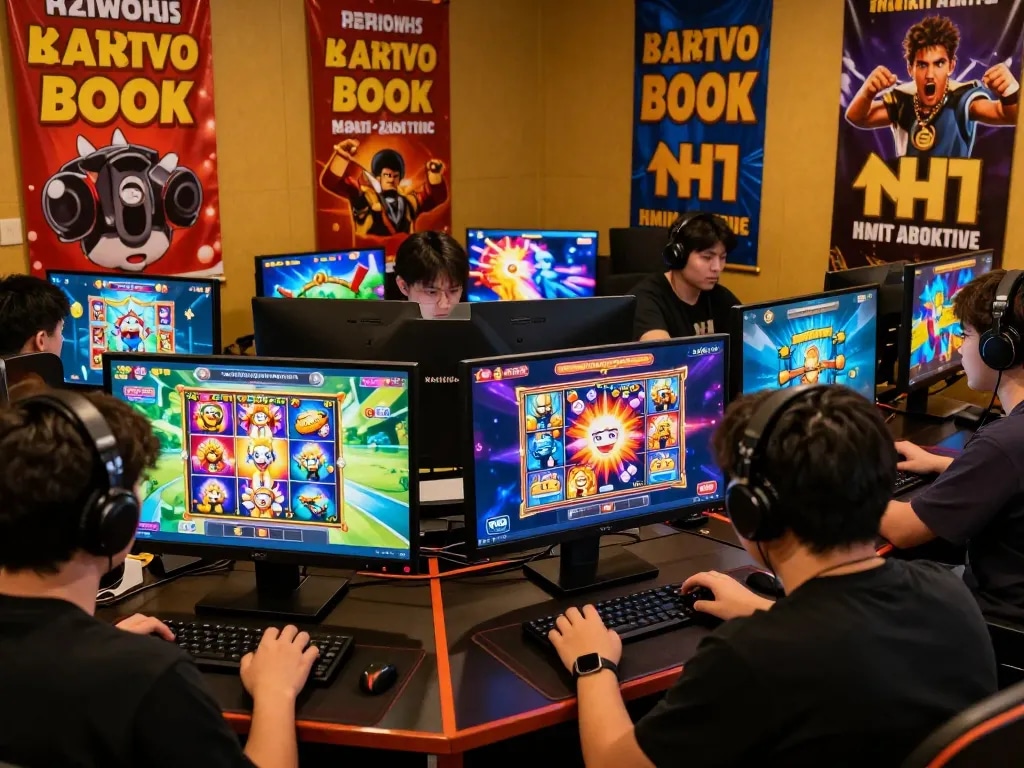 Exciting online gaming experience with NoHu players enjoying diverse slot games.