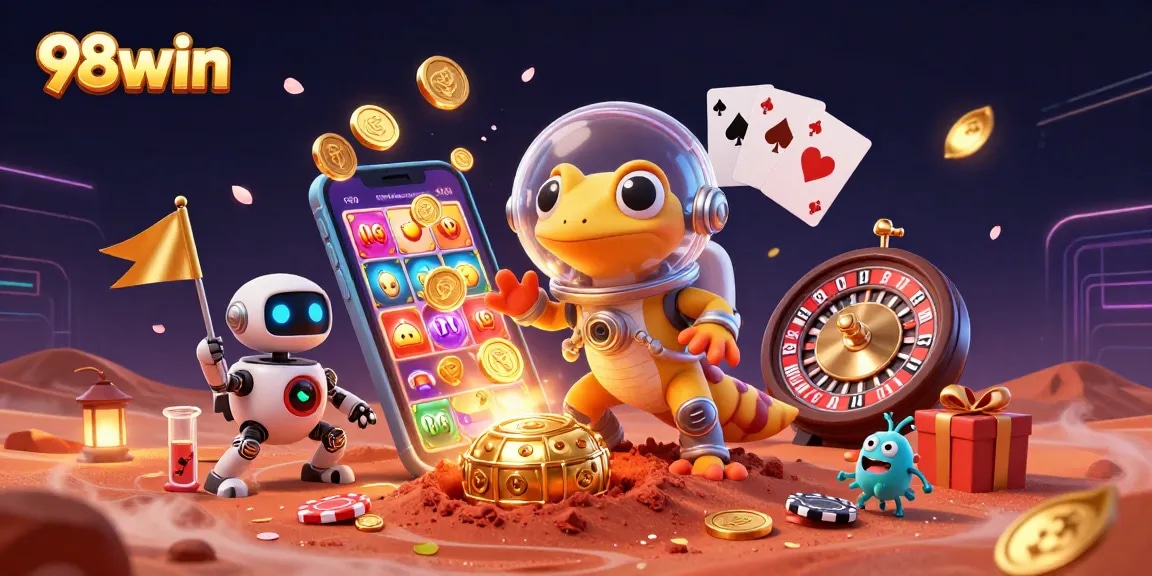 Engage in thrilling casino adventures with 98win's vibrant games and deep gameplay