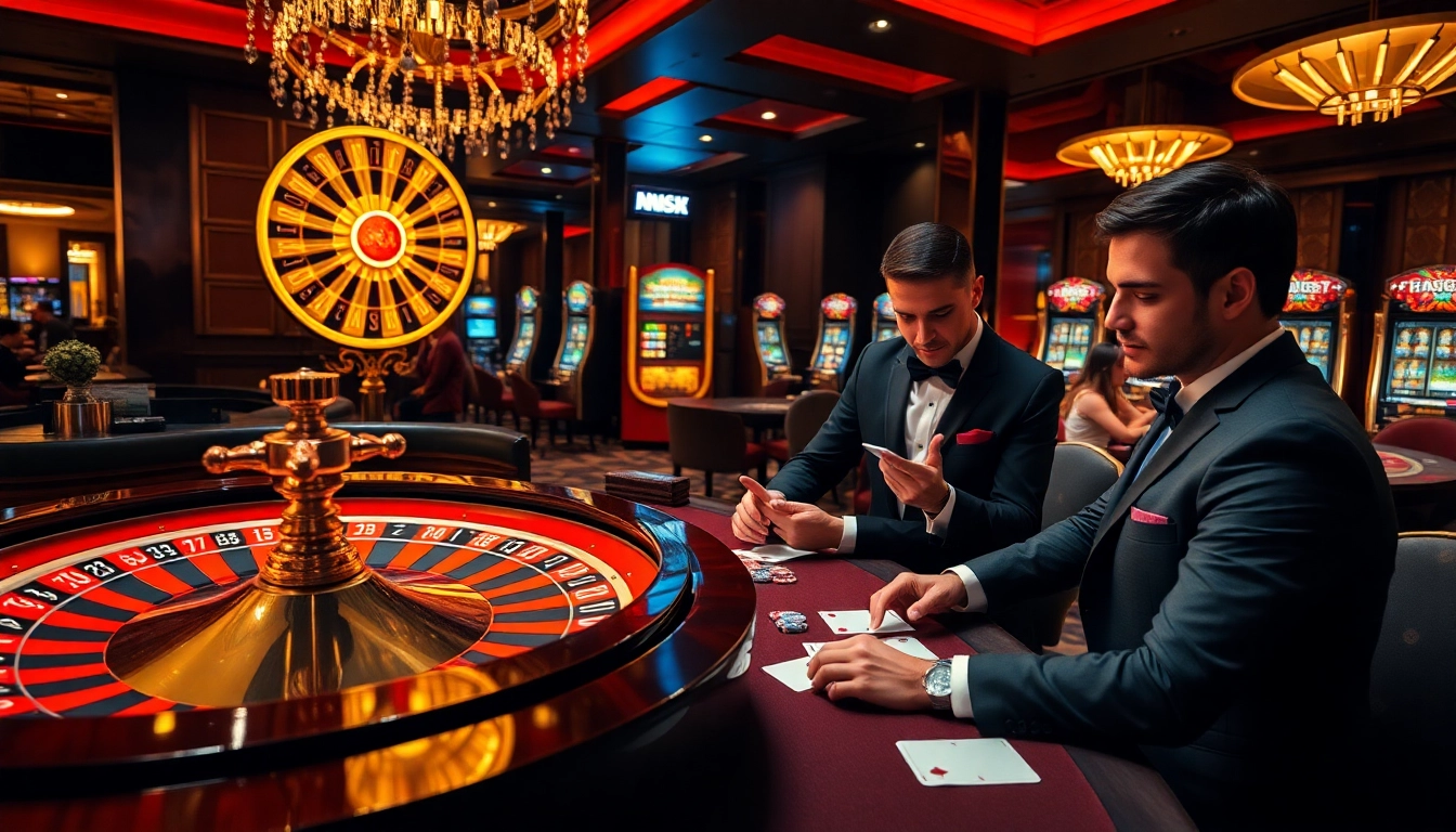 Engage in thrilling gameplay at SC88 with vibrant casino tables and poker chips.