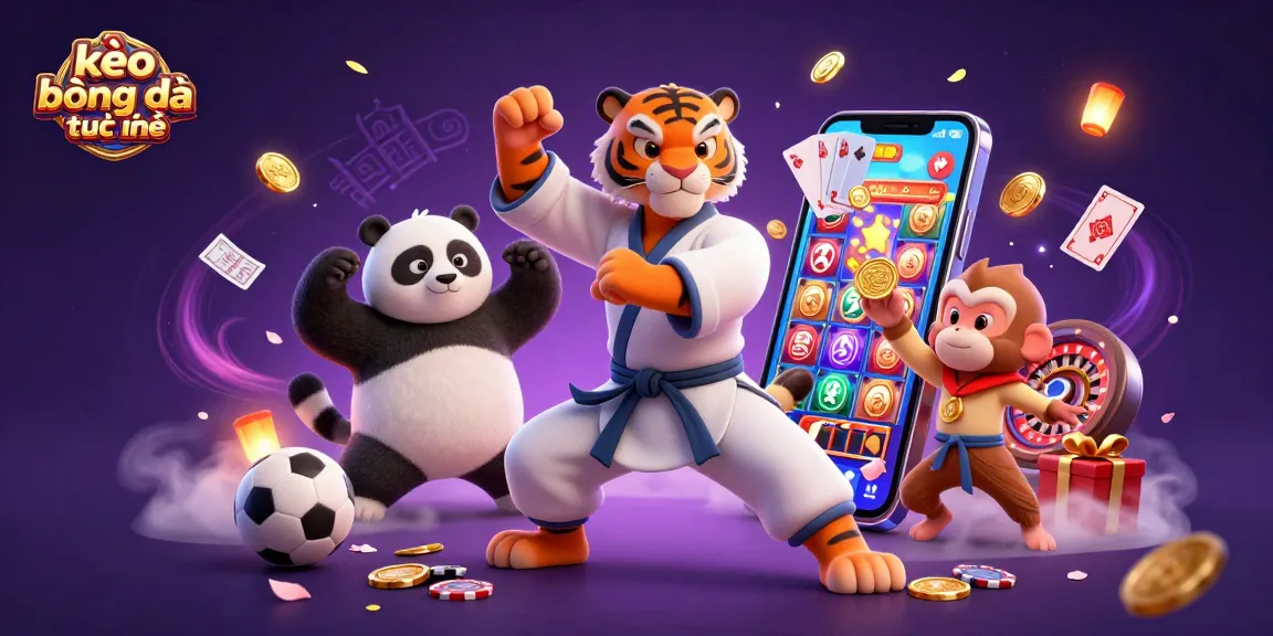 Engage with kèo bóng đá trực tuyến through this vibrant 3D illustration showcasing exciting sports betting dynamics.
