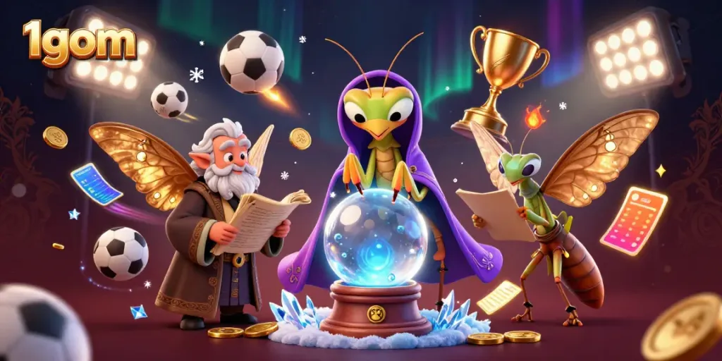 Engage with sports betting excitement through 1gom with dynamic characters and elements.