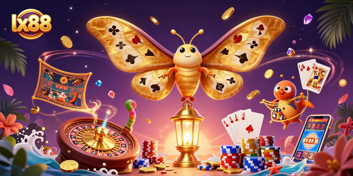 Engage in thrilling gameplay at lx88 with vibrant 3D casino scenes featuring enchanting characters and gold.