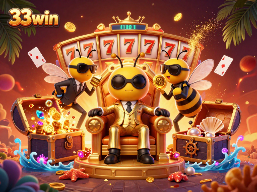 Experience exciting slots and jackpots with 33win in this vibrant casino scene.