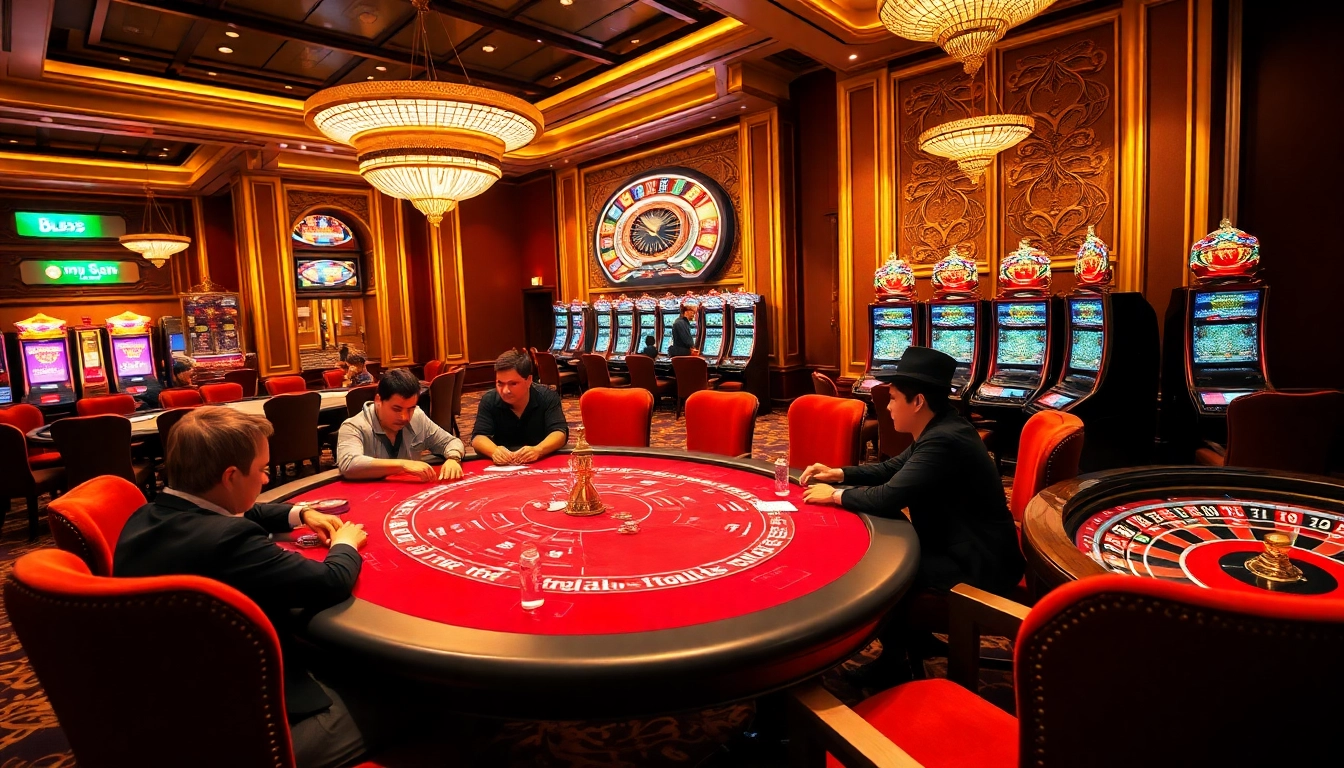 Viva a emoção de jogar no luxuoso cassino da BL555, com mesas de pôquer e máquinas caça-níqueis.