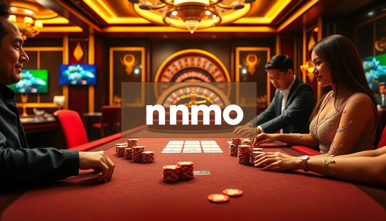 Experience exhilarating gameplay at nhà cái mmoo with vibrant casino tables and instant betting options.