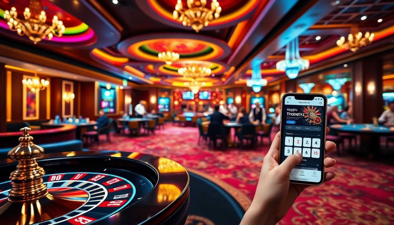 Experience excitement and strategy at https://thabet.cx/ with vibrant casino visuals, roulette, and poker action.